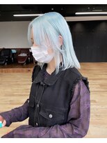 ペレ 渋谷(PELE)&nbsp;R83_ ペールブルー ブリーチ2回～