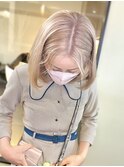 暖色系ハイトーンカラー が人気☆ミルクティーベージュ/心斎橋