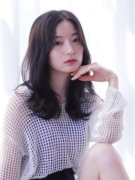 アグ ヘアー プラス 宮前店(Agu hair Plus) 《Agu hair》暗髪しっとりワンホンセミロング