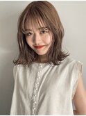 セミディ/シアーカラー/レイヤーカット/渋谷