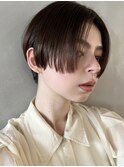 【PARK】センターパート×ハンサムショート