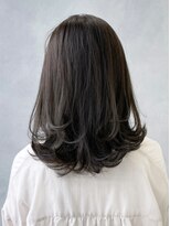 アイティーバイアルバム 北千住店(IT by ALBUM)&nbsp;ワンカールレイヤーミディ_ショコラアッシュ_ba411751