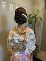 フレーム なんば店(FRAME) ▽振袖ヘアセット