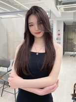 ノイズ オオサカ(NOISM)&nbsp;レイヤーロング/黒髪/チョコレートブラウン/グレーベージュ/暗髪