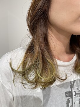 ブランコ 名古屋栄(BLANCO) 裾カラーピスタチオカラー