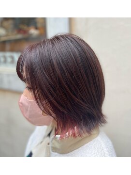 サーティーン(THIRTEEN) インナーカラーで外ハネボブ楽しみませんか(^^)20.30代