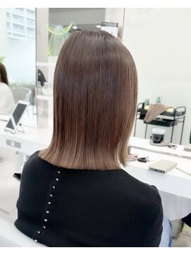 アッシュ 横浜西口店(Ash) 酸性縮毛矯正×ぱっつん