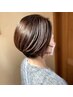 ダメージ解消♪カット+白髪ぼかしハイライト+補修トリートメント