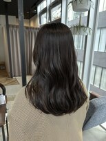 フリック 堺東店(FLICK)&nbsp;アッシュグレー/セミロング/くびれ巻き/堺東