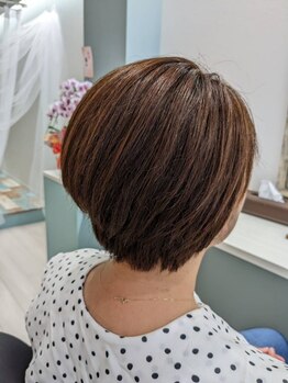 ニコット(nicotto)の写真/髪と頭皮に優しいオーガニックカラー/ハーブカラーが人気の秘密♪ダメージレスで艶のある上品な仕上がりに!