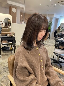 ユッカ 梅田(YUCCA) 【 YUCCA 】大人可愛いラベンダーブラウン　レイヤーカット