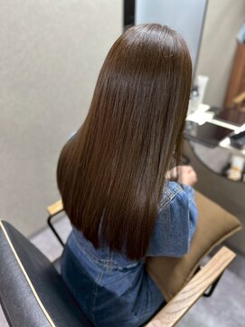 ネウィ 秋田(newi) 髪質改善×ブラウンカラー