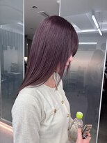 シエル バイ ケンジ 登戸 生田(CIEL by KENJE)&nbsp;ダブルカラー/ブラウンカラー/ストレート/リタッチ/10代20代30代