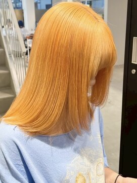 ラック 表参道(LUCK) オレンジ/ケアブリーチ/ブリーチ/表参道/原宿