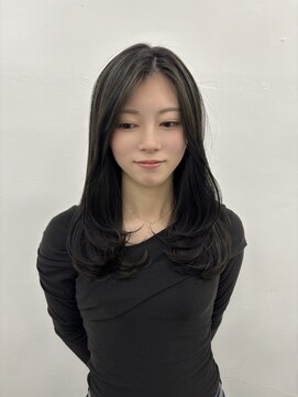 美髪再生縮毛矯正×顔周りレイヤー