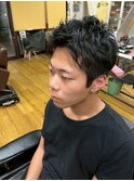 MEN’S HAIR/サーフカール/刈り上げセンターパート/印西