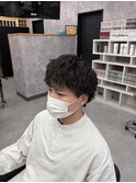 チリチリしないのにかっこいい！ソフトツイストパーマ！
