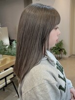 ディッセンバー 渋谷(December)&nbsp;【December】小顔カット/ブリーチなしオリーブベージュ