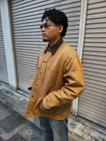 ハイセンス(HISENSE)&nbsp;メンズカットグランジパーマメンズミディアムスタイル【GIA】