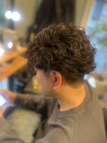 ロゴヘアー(LOGO) メンズ波巻きパーマ