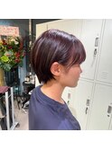 ショート×丸みショート×前髪あり×20代30代×横浜