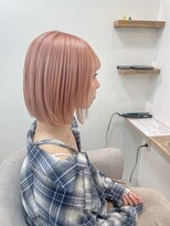 シア 北千住店(SHEER)&nbsp;【透明感】ピンクベージュ×艶ボブ×リペアリティ/SHEER北千住店