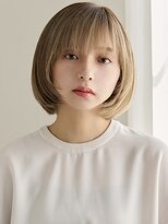 タヤ 駒沢店(taya)&nbsp;ハイトーンベージュ×丸みボブ