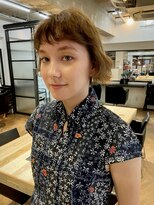 ファイブシーン アオヤマ(5SCENE AOYAMA)&nbsp;【大人女性に似合う】柔らか外ハネショートボブ