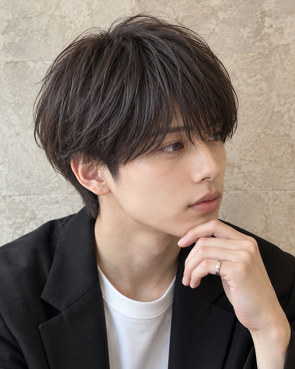マッシュ。 川崎】束感ナチュラルマッシュ×透けバング：L293868781｜グリーン