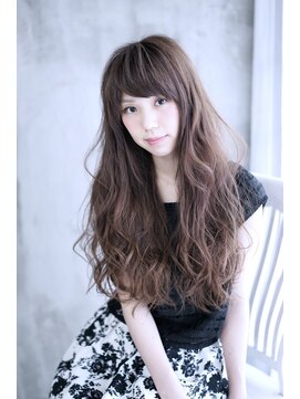 エトネ ヘアーサロン 仙台駅前(eTONe hair salon) 【eTONe】ヘルシーベージュ　ゆるウェーブ