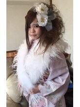 セラフィム ネリネ(Seraphim nerine) 振袖アップスタイル
