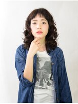 アース 熊本光の森店(HAIR&MAKE EARTH) 暗髪カジュアルミディ【EARTH熊本光の森店】