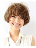 【奈良/富雄nao*c】☆大人かわいい丸みマッシュショートヘア