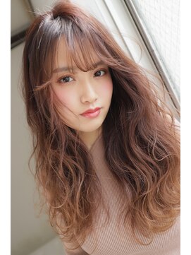 ビアンコ カーロ 二子新地店(Bianco caro) ゆる巻きロング×ミルクチョコレート◎30代40代