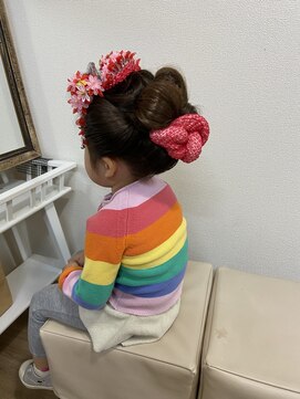 ロカット サロン(Roquat Salon) 七五三日本髪ロングアレンジ　【ヘアセット/立川/八王子】