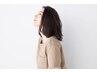 《大人髪色♪》小顔カット＋白髪染めダメージレスカラー　￥9900