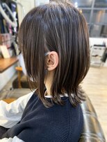 【骨格補正】大人かわいいボブルフ　レイヤーウルフくびれミディ