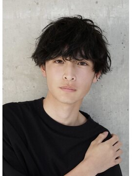 ゼンコー アオヤマ(ZENKO Aoyama) ＼ウェットヘア／マッシュヘア×くすみブルー