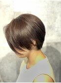 大人可愛い☆20代30代40代前下がりハンサムショート◎