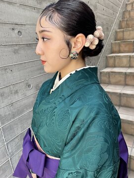 スティードトーキョー(Steed Tokyo) Hakama dressing × downy hair arrange