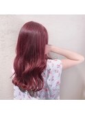 ブリーチなしでできるラズベリーピンク♪