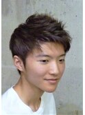 スーツにもあう 爽やかカジュアルショートスタイル