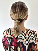 フォーク FOLK&nbsp;【FOLK】透明感グラデーションカラー☆似合わせ簡単ひとつ結び♪