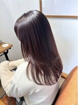 アーブル ヘアーアンドメイク(ARBRE) レイヤーカットピンクハイライトブリーチダブルカラー