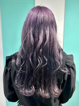 マティーナ ヘアー 池袋(Matina hair) 【ロング×パープルカラー】20代30代40代50代