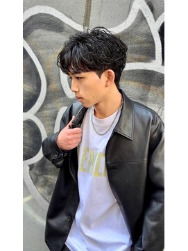 エルオム(EL.HOMME) 波巻きリバースパーマ&ダウンパーマ