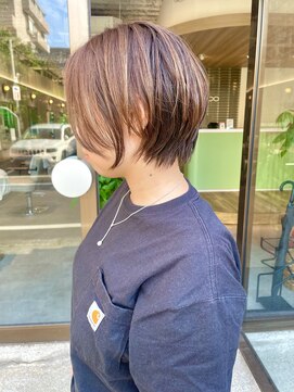 ベコ(Beco) 大人可愛い丸みショート20代30代40代ベージュ