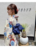 アオトソラ&nbsp;浴衣とアレンジ