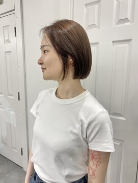 グリーン 高田馬場(green) 【SANA】ラフにまとまるぱつっとミニボブ