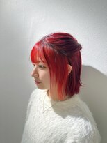 ハピネス 梅田茶屋町店(HAPPINESS)&nbsp;ブリーチありワインレッド！